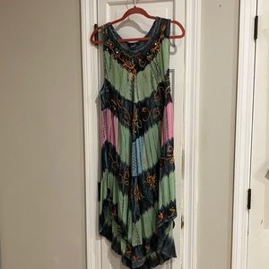 Riviera son multicolored sleeveless tunic